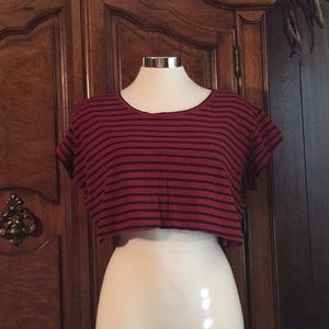 Forever 21 Stripped Crop Top
